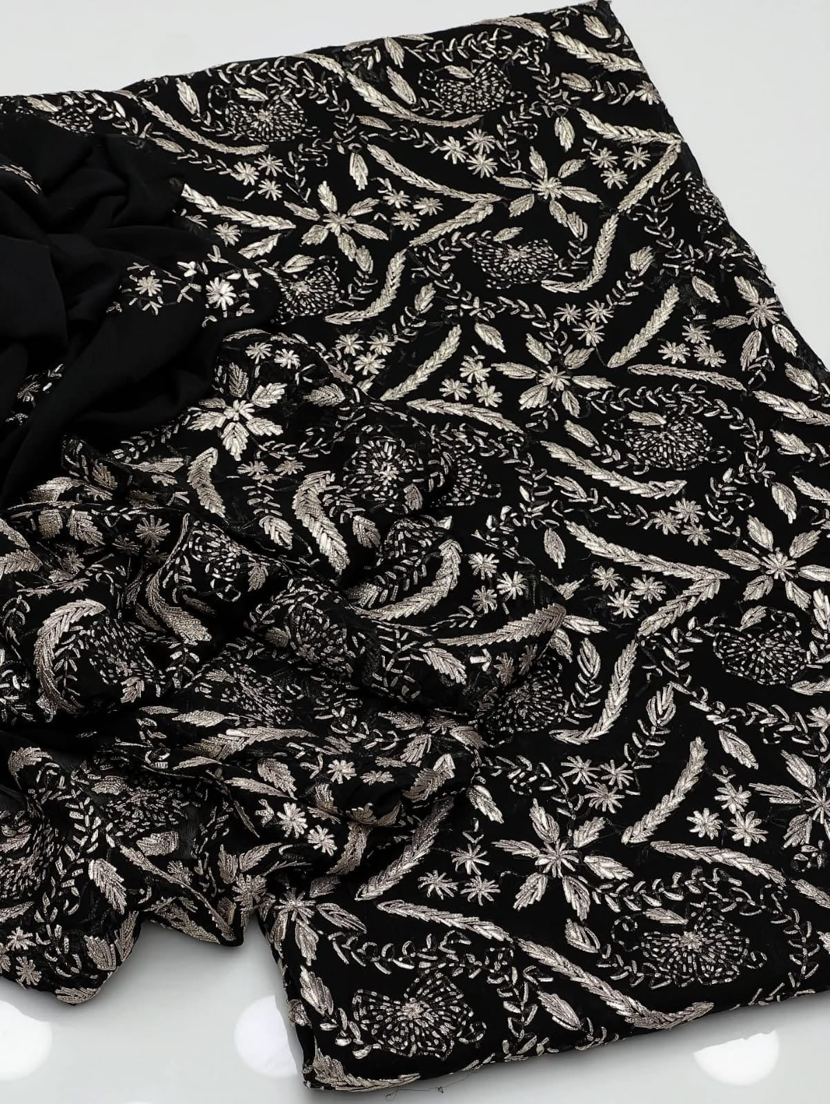 Pressed Sui Gotta Work | Unstitched Shirt Dupatta 2 Piece