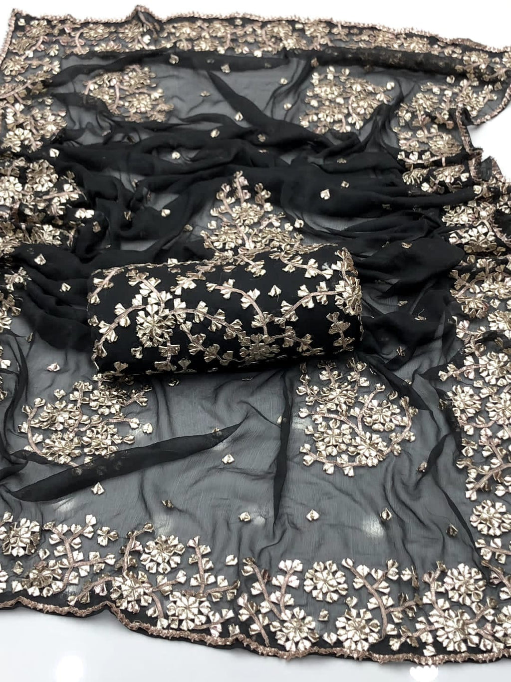 LCD Gotta Kinari Work | Unstitched Shirt Dupatta 2 Piece