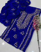 Gotta Kinari Work | Unstitched Shirt Dupatta 2 Piece
