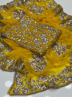 LCD Gotta Kinari Work | Unstitched Shirt Dupatta 2 Piece