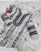 Pakka Tanka Embroidery | Unstitched Shirt Dupatta 2 Piece