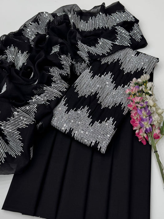 Sequence Embroidery | Unstitched 3 Piece