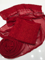 Pakka Boor Neck Mirror | Unstitched Shirt Dupatta 2 Piece