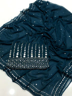 Dot Line Daman Mukesh | Unstitched Shirt Dupatta 2 Piece