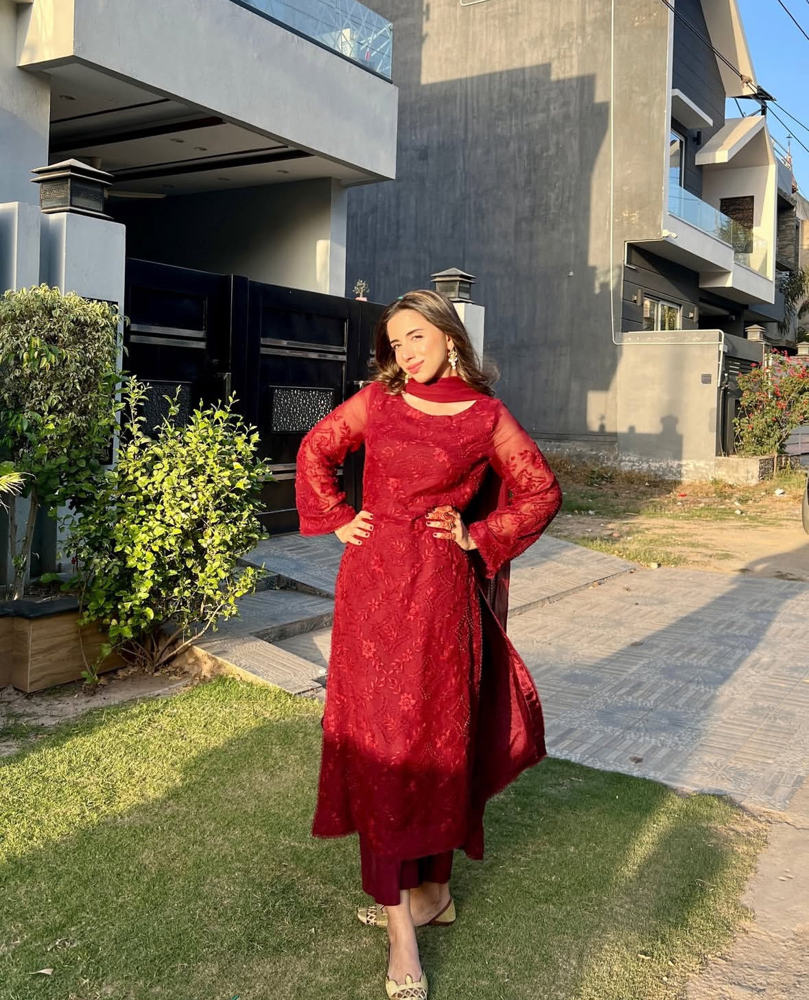 Pakka Boor Embroidery | Unstitched Shirt Dupatta 2 Piece