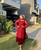 Pakka Boor Embroidery | Unstitched Shirt Dupatta 2 Piece