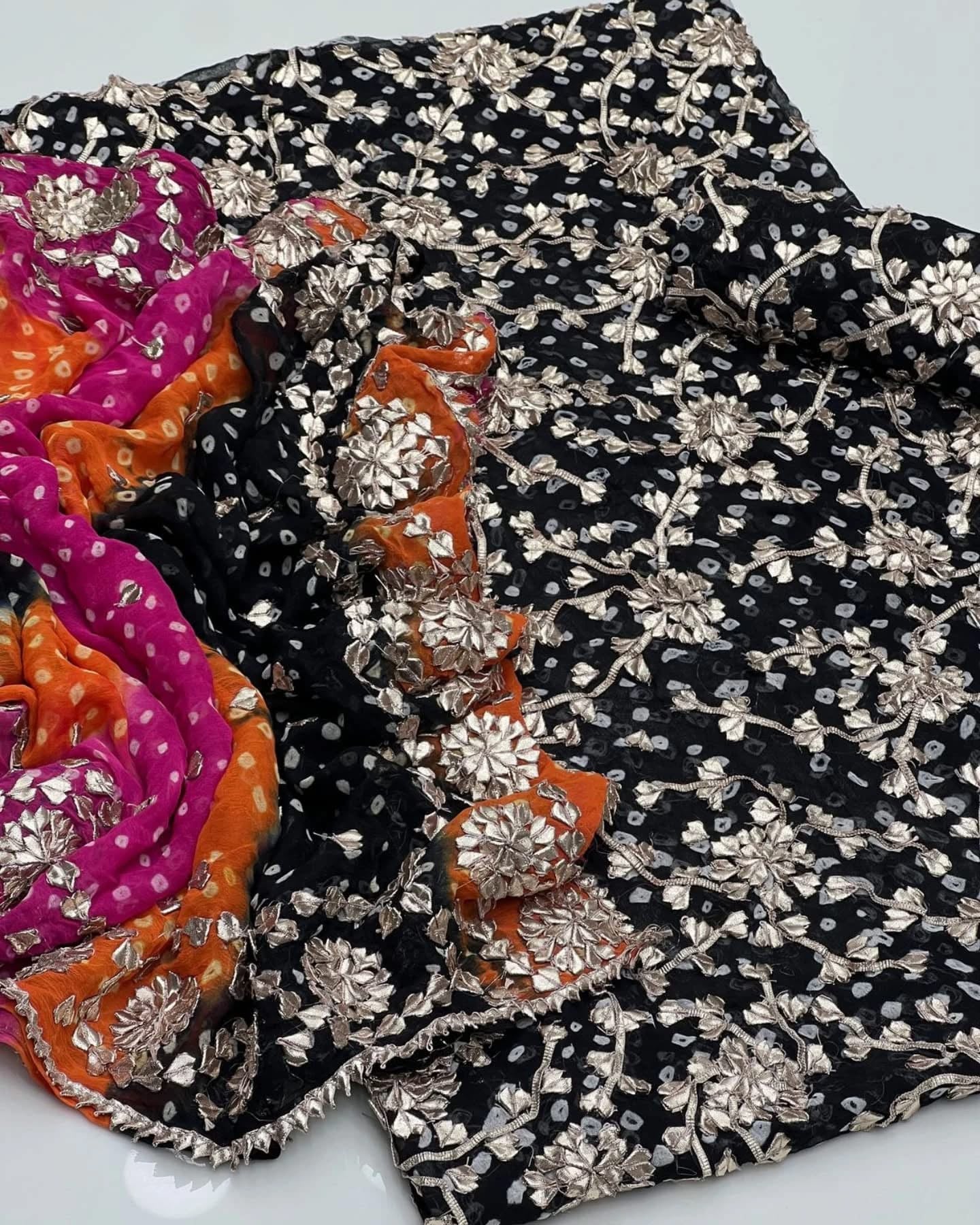 Chunari Gotta Work | Unstitched Shirt Dupatta 2 Piece