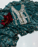 Pasting Gotta Work | Unstitched Shirt Dupatta 2 Piece