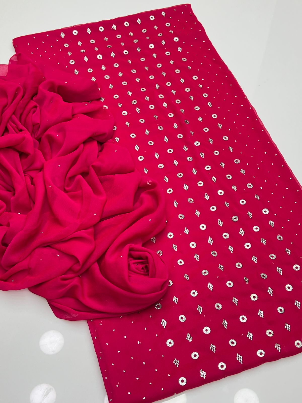 Ring Mukesh | Unstitched Shirt Dupatta 2 Piece