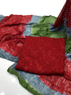 Pakka Boor Chunari | Unstitched Shirt Dupatta 2 Piece