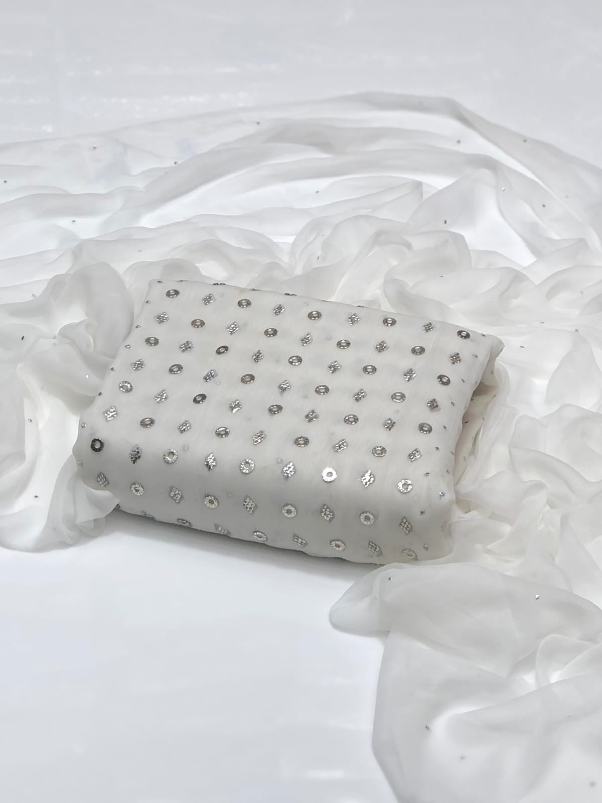 Ring Mukesh | Unstitched Shirt Dupatta 2 Piece