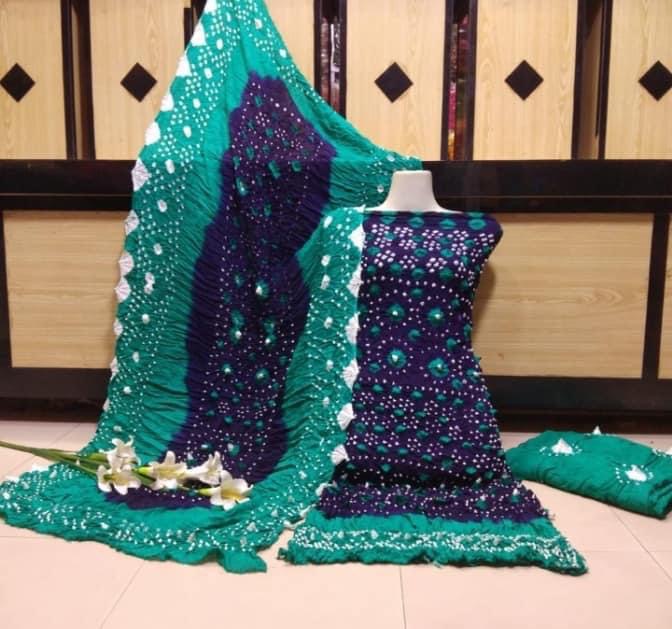 Chunari Linen | Unstitched Shirt Dupatta Trouser 3 Piece