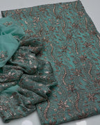 Pressed Sui Gotta Work | Unstitched Shirt Dupatta 2 Piece