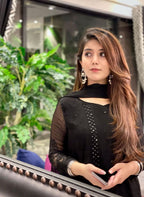 Shadow Mirror Work | Unstitched Shirt Dupatta 2 Piece