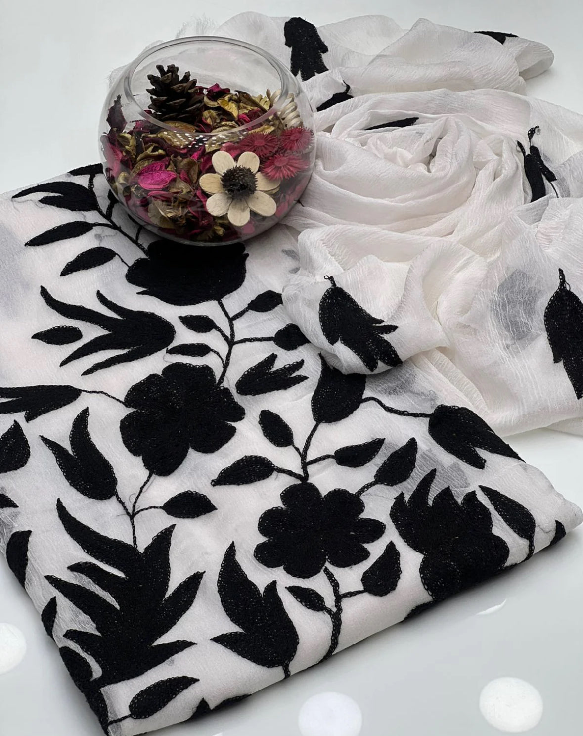 Aar Embroidery | Unstitched Shirt Dupatta 2 Piece