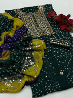 Pasting Gotta Chunari | Unstitched Shirt Dupatta 2 Piece