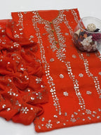 Pasting Gotta Work | Unstitched Shirt Dupatta 2 Piece