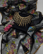 HandPainted Festive Wear | Unstitched Shirt Dupatta 2 Piece