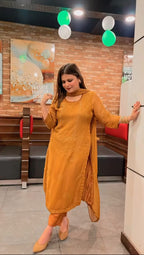 Shadow Mirror Work | Unstitched Shirt Dupatta 2 Piece