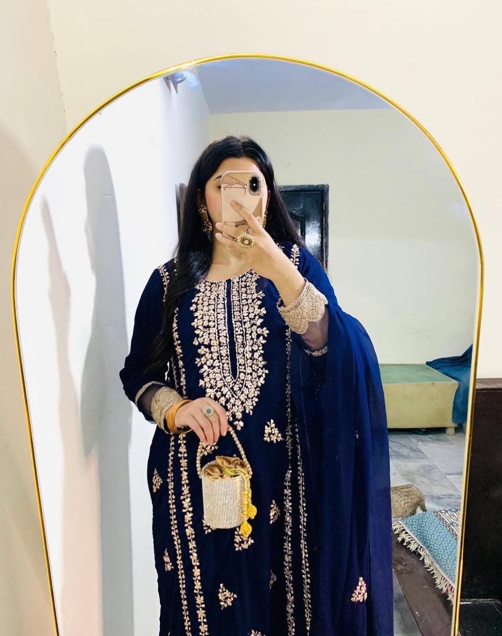 Gotta Kinari Work | Unstitched Shirt Dupatta 2 Piece