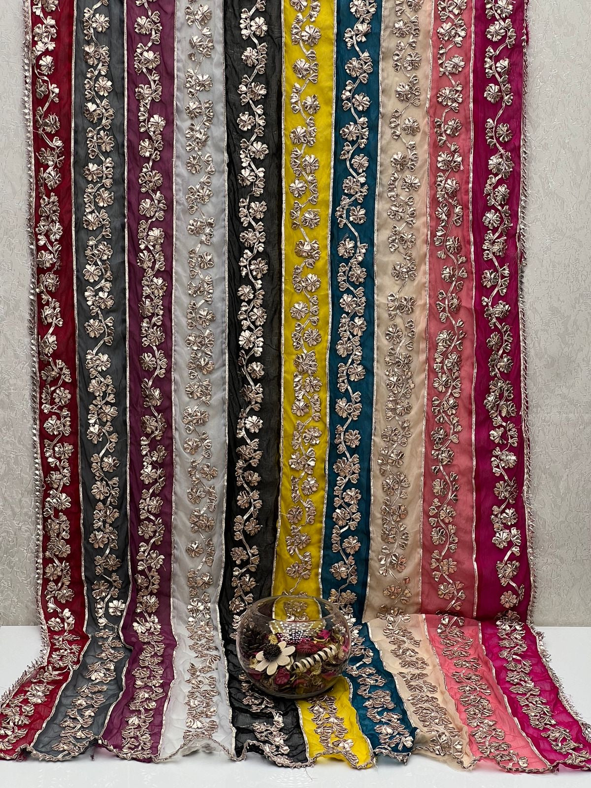 Multi Gotta Lahriya Dupatta