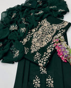 Lawn Gotta Kinari Work | Unstitched Shirt Dupatta Trouser 3 Piece