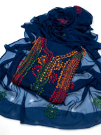 Afghani Tanka Embroidery | Unstitched Shirt Dupatta 2 Piece