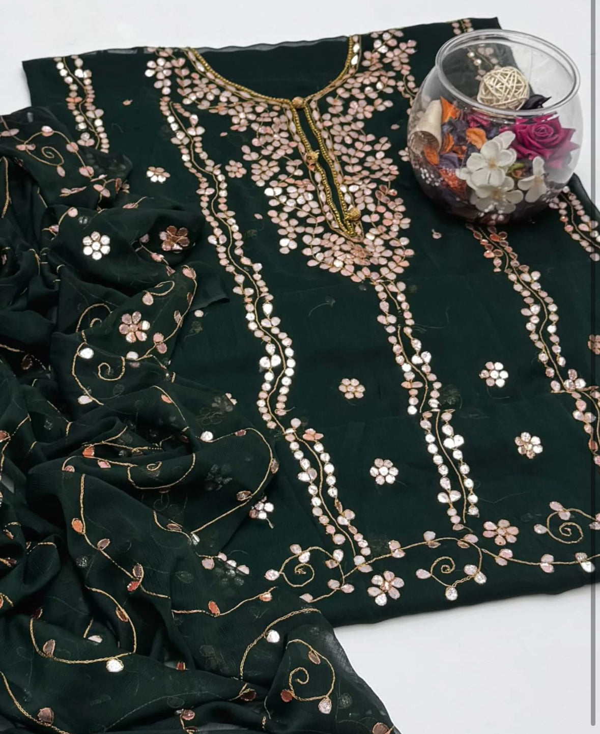 Pasting Gotta Work | Unstitched Shirt Dupatta 2 Piece