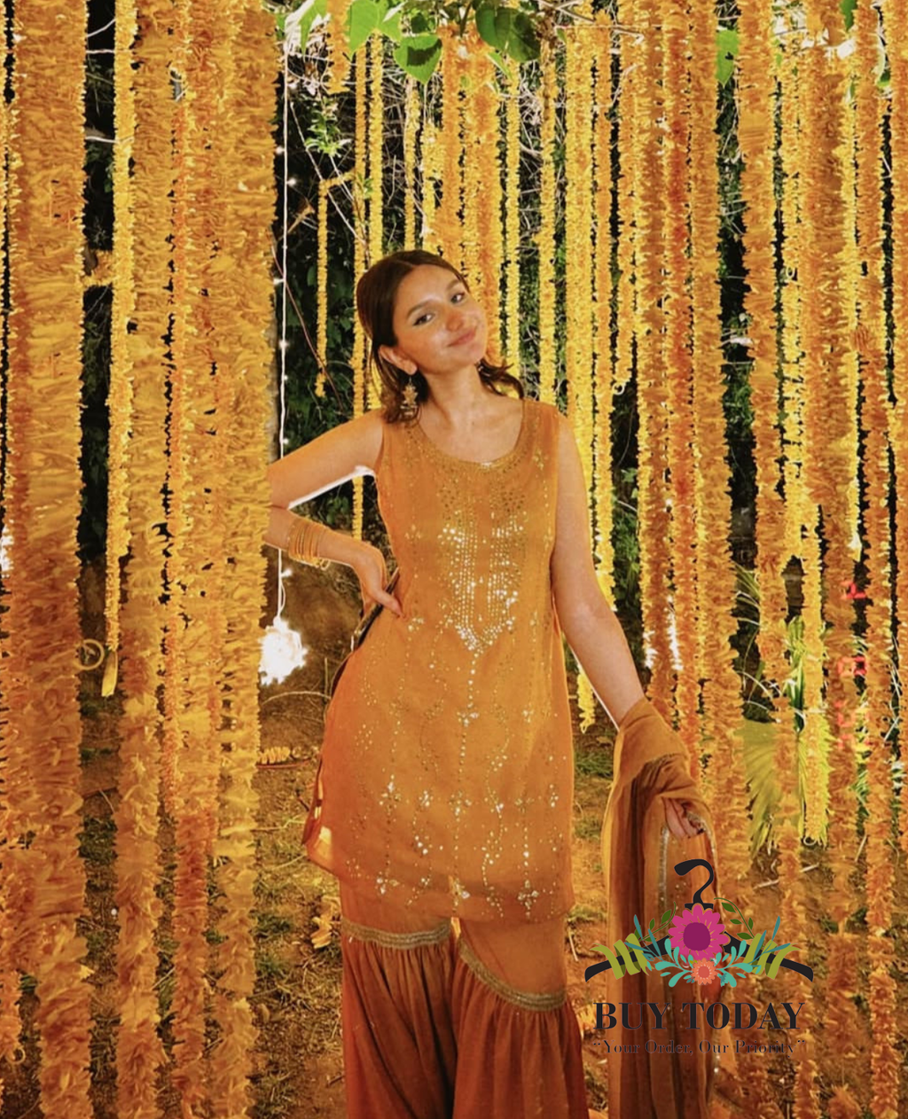 Heavy Mukesh | Unstitched Shirt Dupatta 2 Piece