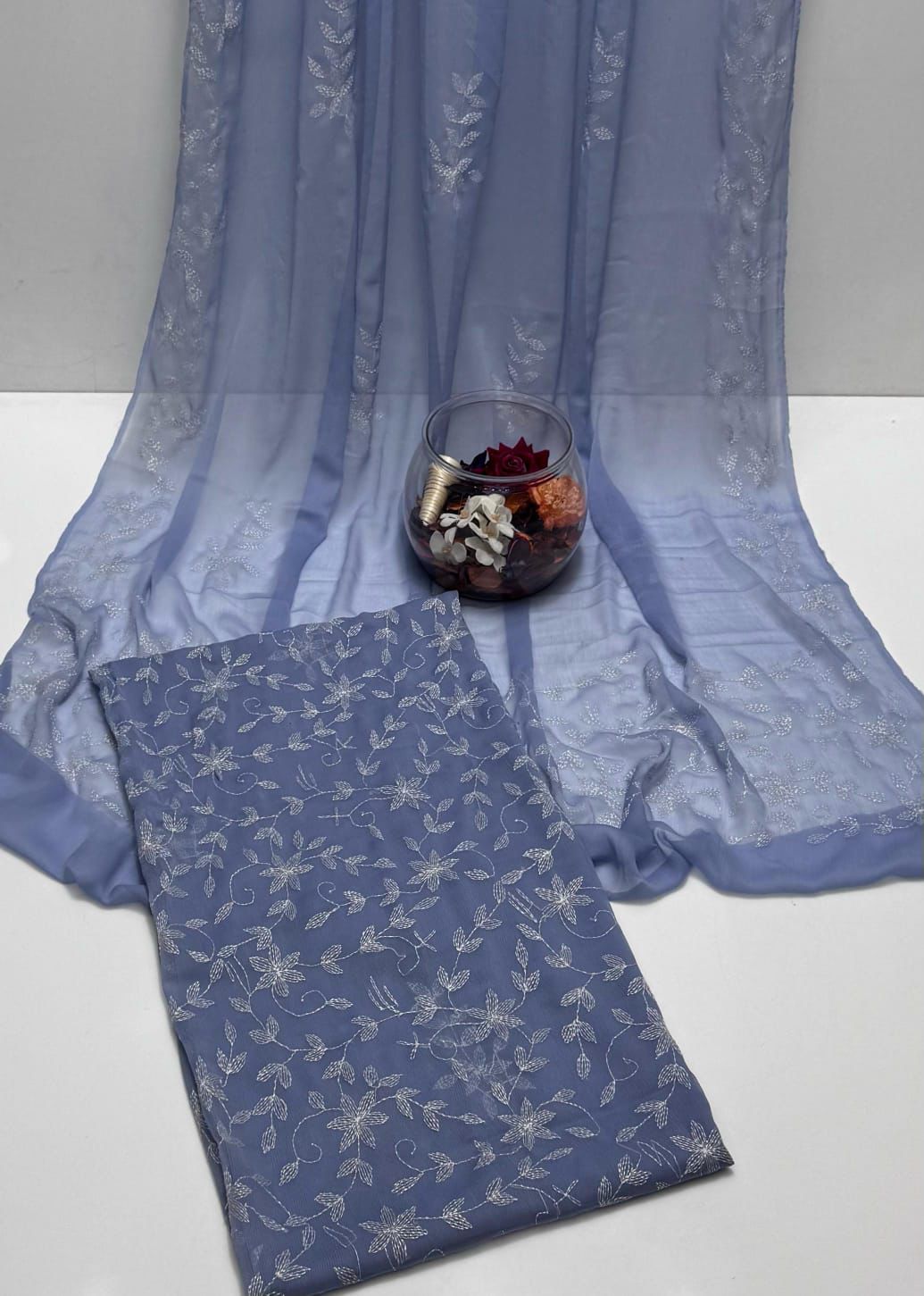 Kacha Tanka Embroidery | Unstitched 2 Piece