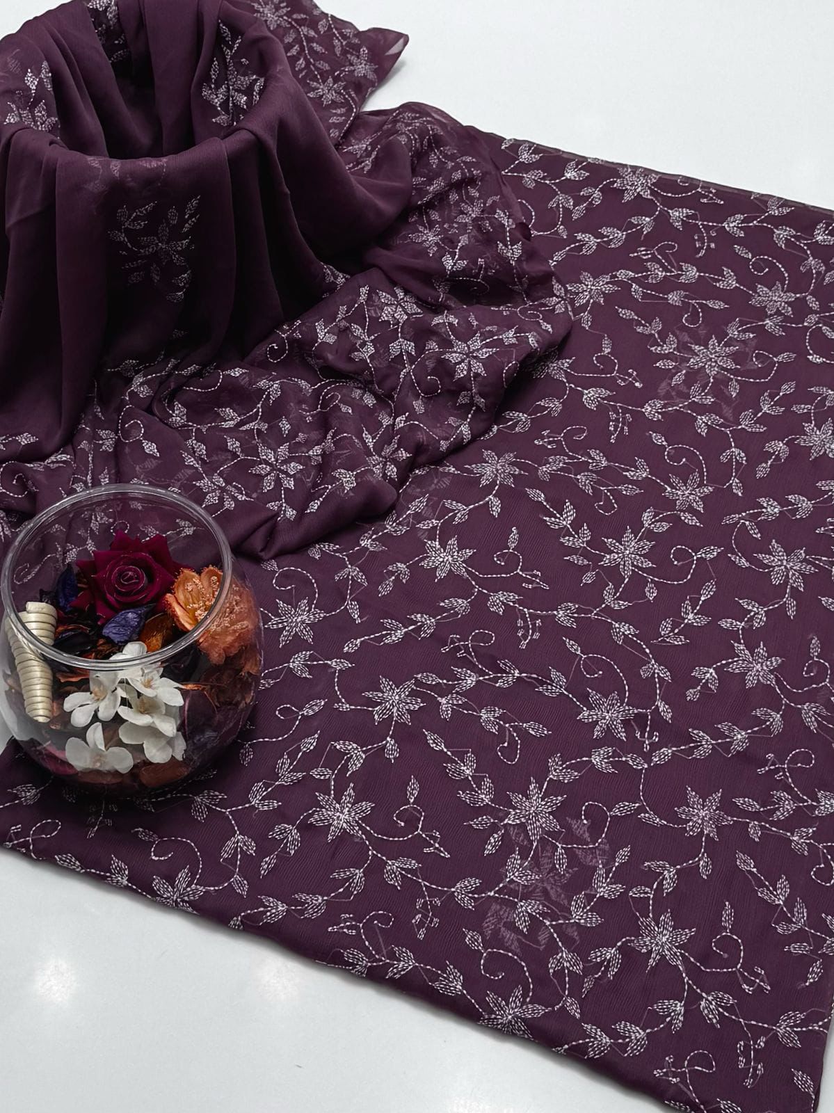 Kacha Tanka Embroidery | Unstitched 2 Piece